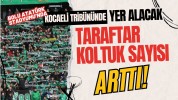 Kocaeli tribününde yer alacak taraftar sayısı yükseldi!