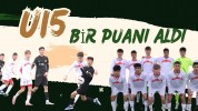 U15 Bir Puanı Aldı