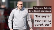 Boluspor Teknik Direktörü Koşukavak, maç sonu konuştu