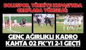 Boluspor, Türkiye Kupası’nda Gruplara Yükseldi: Genç Ağırlıklı Kadro Kahta 02 FK’yı 2-1 Geçti