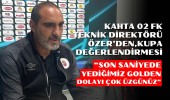 Kahta 02 FK teknik direktörü Özer’den kupa değerlendirmesi “Son saniyede yediğimiz gol nedeniyle üzgünüz”