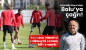 Mustafa Hoca’dan Bolu’ya çağrı! “Yalnızca yönetici katkısıyla sezonu bitiremeyiz”