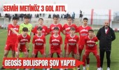 Semih Metinöz 3 Gol Attı, Geosis Boluspor Şov Yaptı!