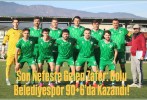 Son Nefeste Gelen Zafer: Bolu Belediyespor 90+6’da Kazandı!