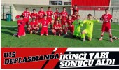 U15 Deplasmanda İkinci Yarı Sonucu aldı