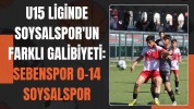 U15 Liginde Soysalspor'un Farklı Galibiyeti: Sebenspor 0-14 Soysalspor
