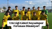 U16 Ligi Lideri Soysalspor Fırtınası Dinmiyor!