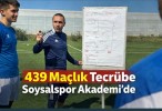 439 Maçlık Tecrübe Soysalspor Akademi’de