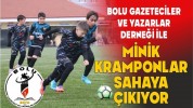 Bolu Gazeteci ve Yazarlar Derneği ile Minik Kramponlar Sahaya Çıkıyor