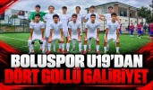 Boluspor U19’dan Dört Gollü Galibiyet