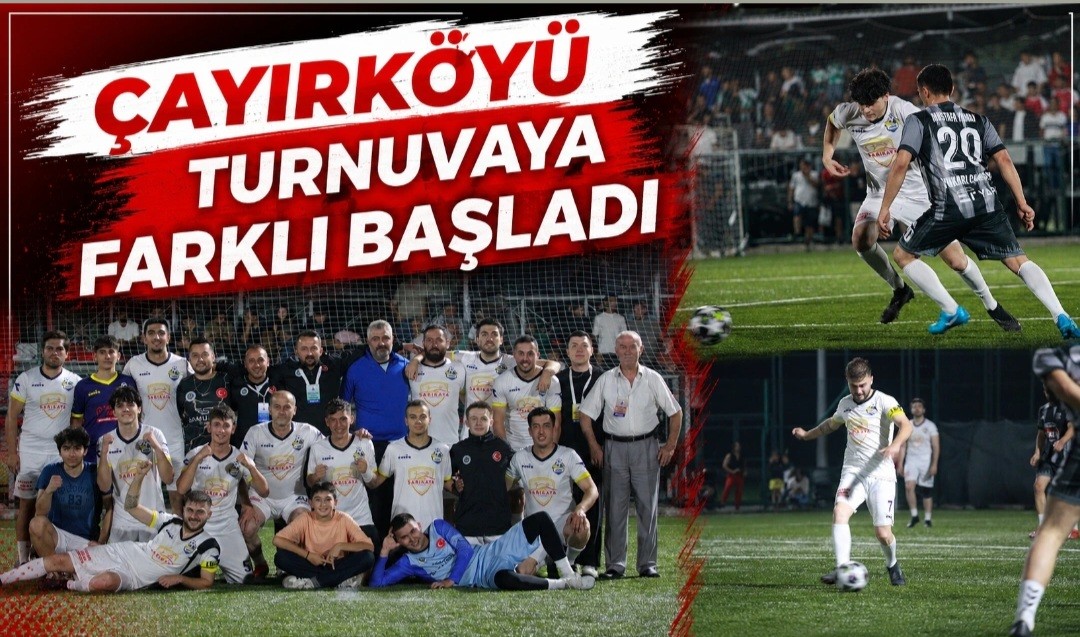 Çayırköyü Turnuvaya Farklı Başladı Çayırköyü Turnuvaya Farklı Başladı