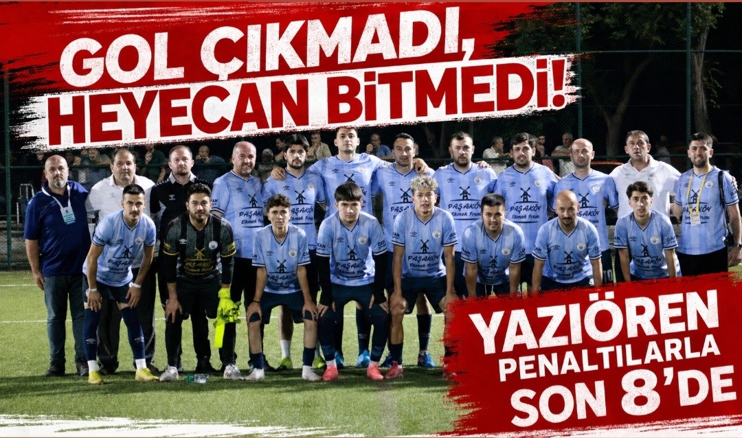 Gol Çıkmadı, Heyecan Bitmedi! Yazıören Penaltılarla Son 8’de