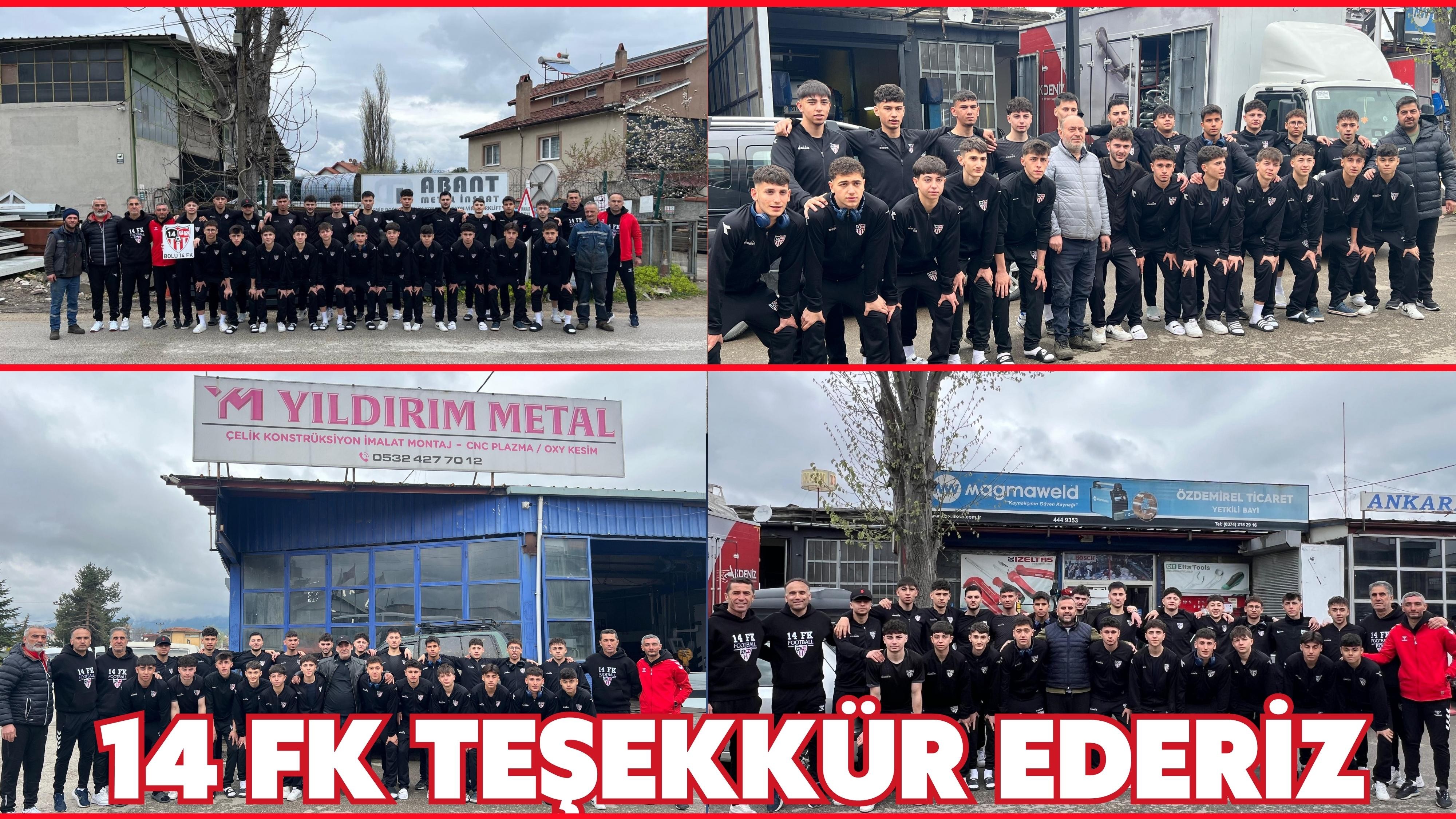 Kastamonu Yolculuğu Öncesi 14 Futbol Kulübü’ne Esnaftan Büyük Destek