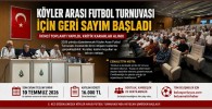 Köyler Arası Futbol Turnuvası İçin Geri Sayım Başladı