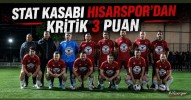 Stat Kasabı Hisarspor’dan Kritik 3 Puan